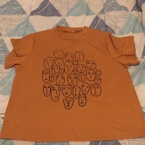 Abstract Graffiti Print Tee